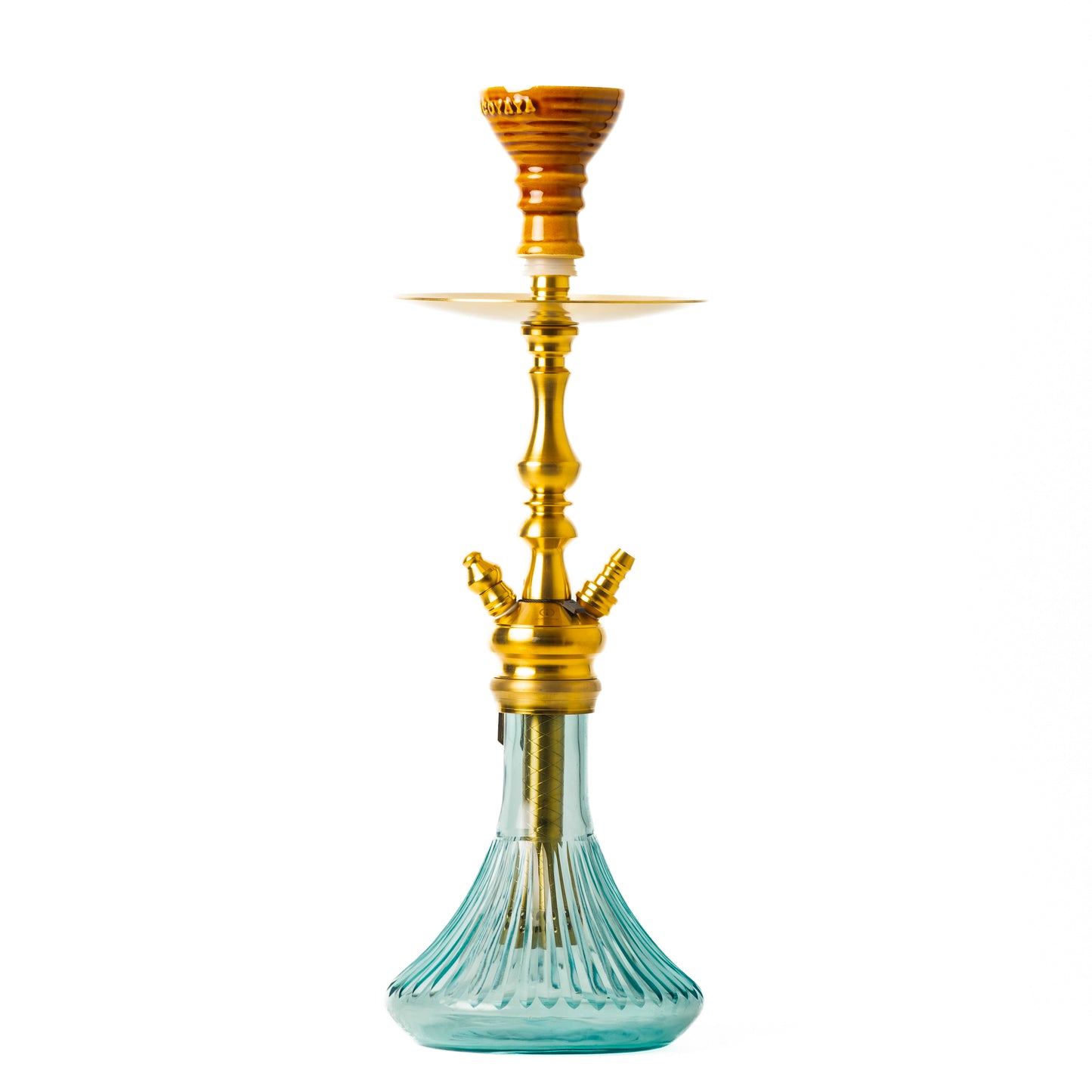 COCOYAYA Simba Hookah - Sky Blue Base/Golden Stem