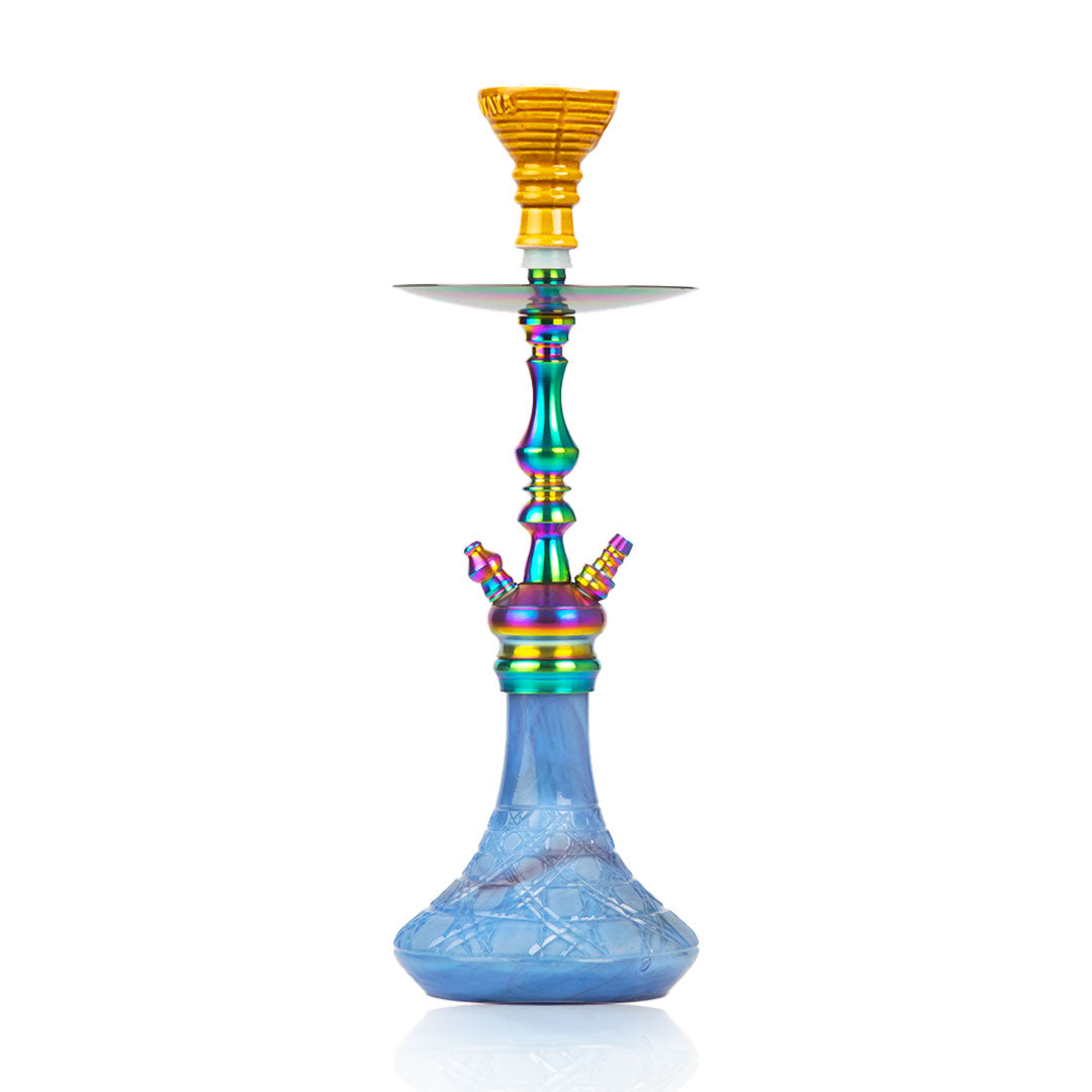 COCOYAYA Simba Hookah - Sky Blue Base/Rainbow Stem