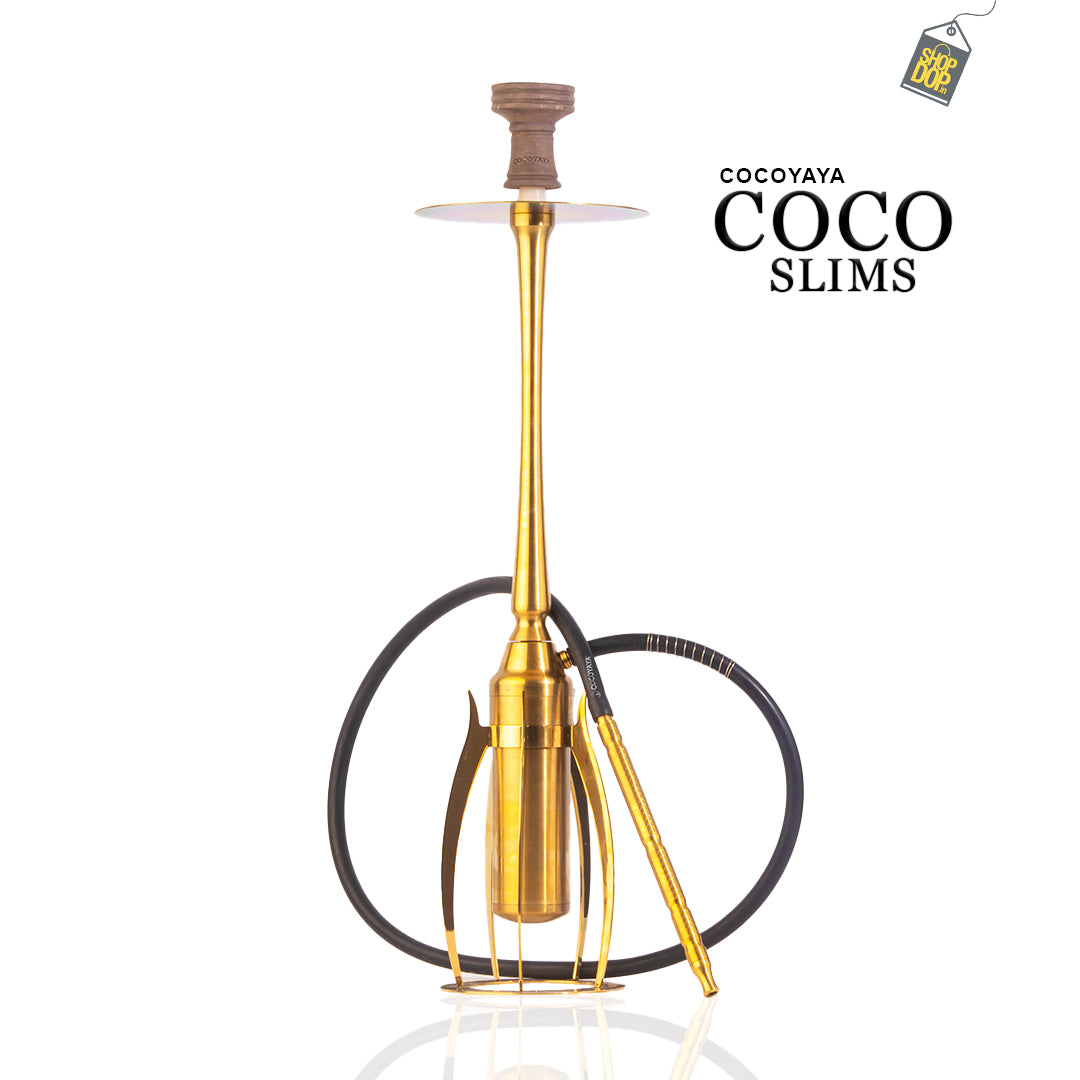 COCOYAYA Slim Sparta Hookah - Golden