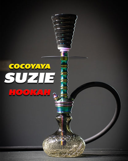 COCOYAYA Suzie Hookah (Conquer Series) - Rainbow (Grey Base)