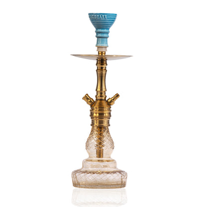 COCOYAYA VIP Lila Hookah - Golden Stem (Golden Base)