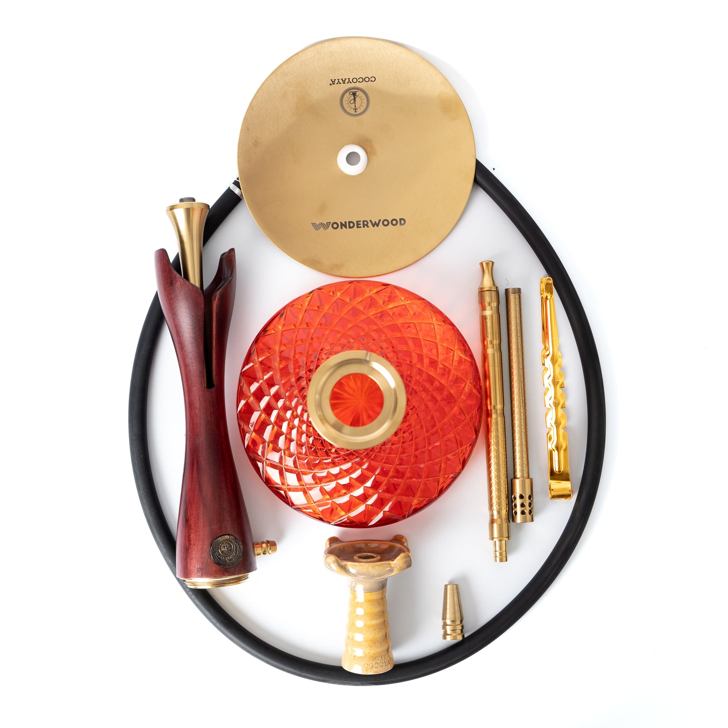 COCOYAYA Wonder Wood Hookah - Red