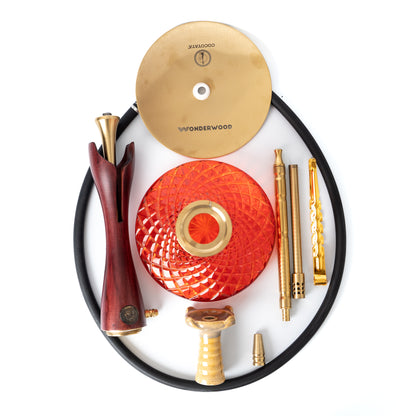 COCOYAYA Wonder Wood Hookah - Red