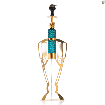 COCOYAYA World Cup Hookah - Gold / Green Base