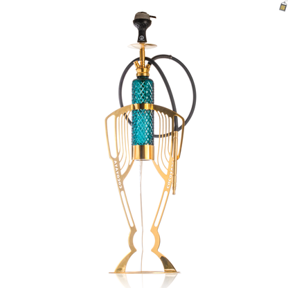 COCOYAYA World Cup Hookah - Gold / Green Base