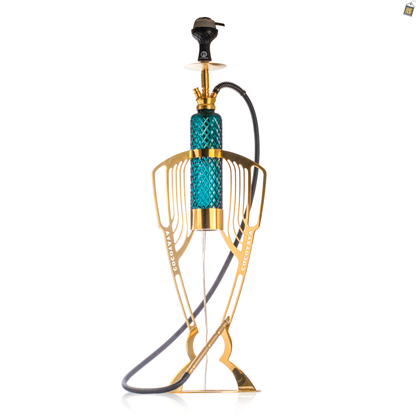 COCOYAYA World Cup Hookah - Gold / Green Base