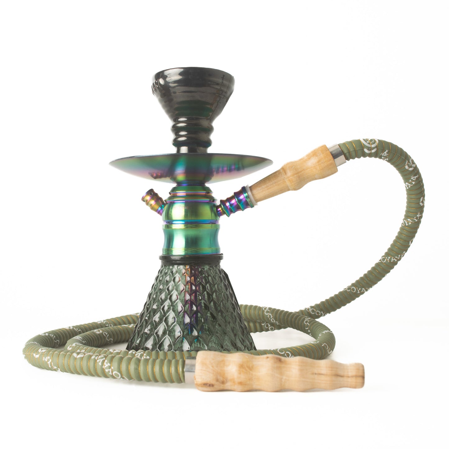 COCOYAYA X12 Hookah - Rainbow/Black Base