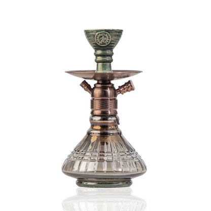 COCOYAYA X8 Hookah - Bronze Stem / Grey Base