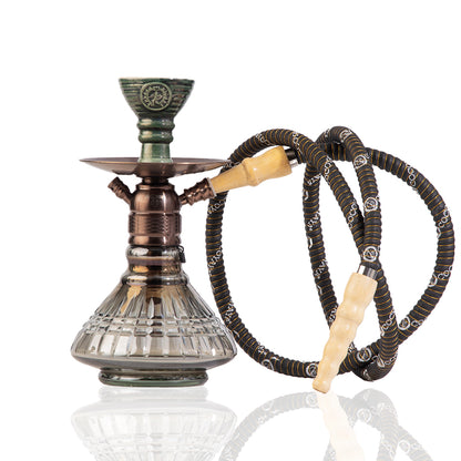 COCOYAYA X8 Hookah - Bronze Stem / Grey Base