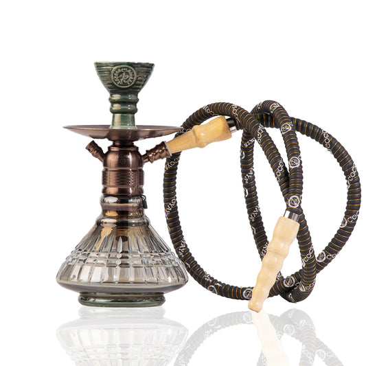 COCOYAYA X8 Hookah - Bronze Stem / Grey Base