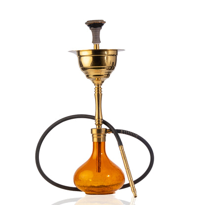 COCOYAYA Yara Hookah - Golden Stem (Amber Base)