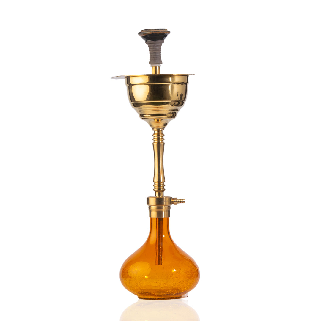 COCOYAYA Yara Hookah - Golden Stem (Amber Base)