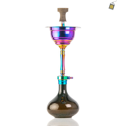 COCOYAYA Yara Hookah - Rainbow Stem (Black Base)