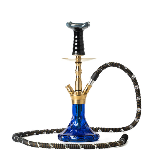 COCOYAYA Coco Mini Hookah - Golden (Blue Base)