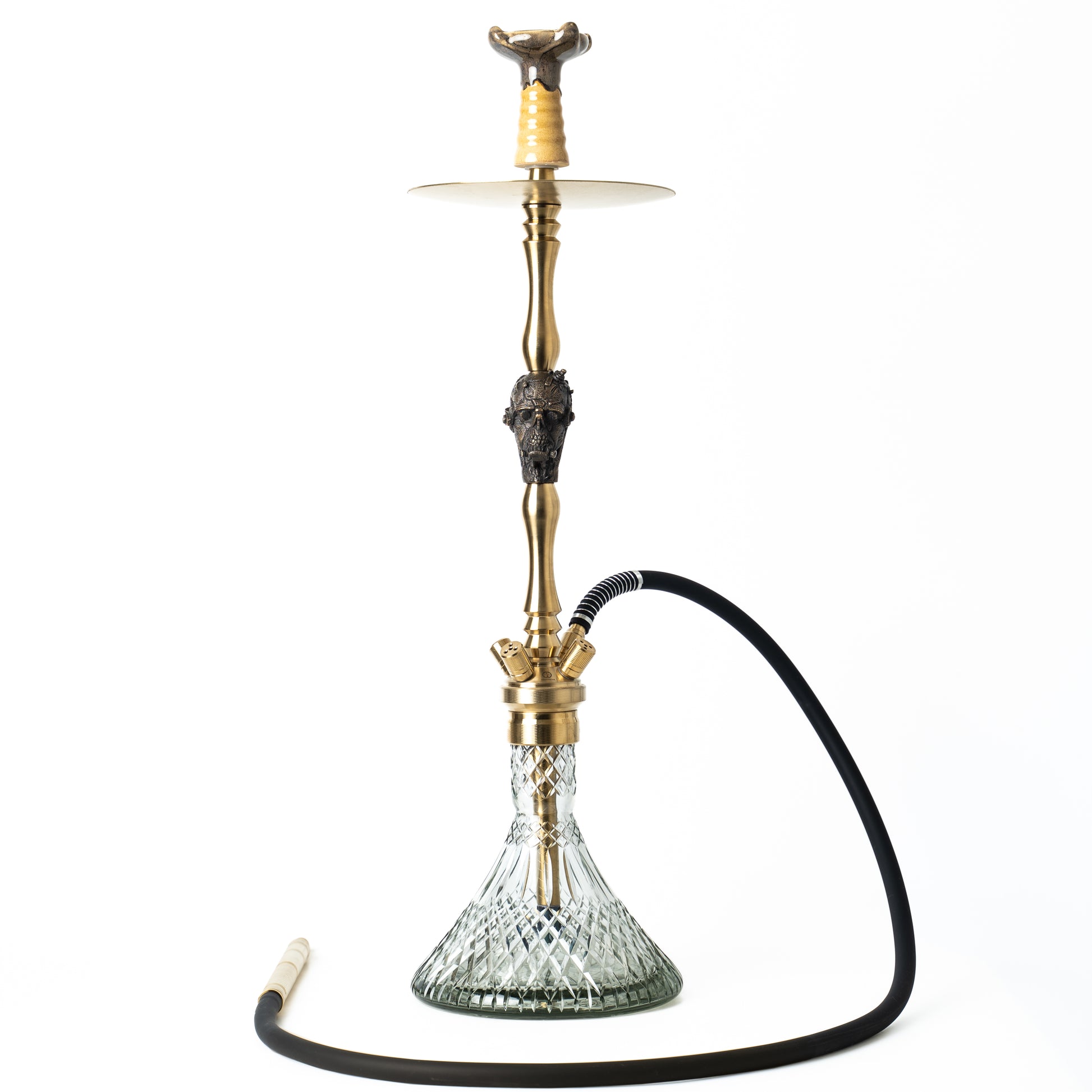 COCOYAYA Jungle Series Franky Hookah - Golden (Transparent Base)
