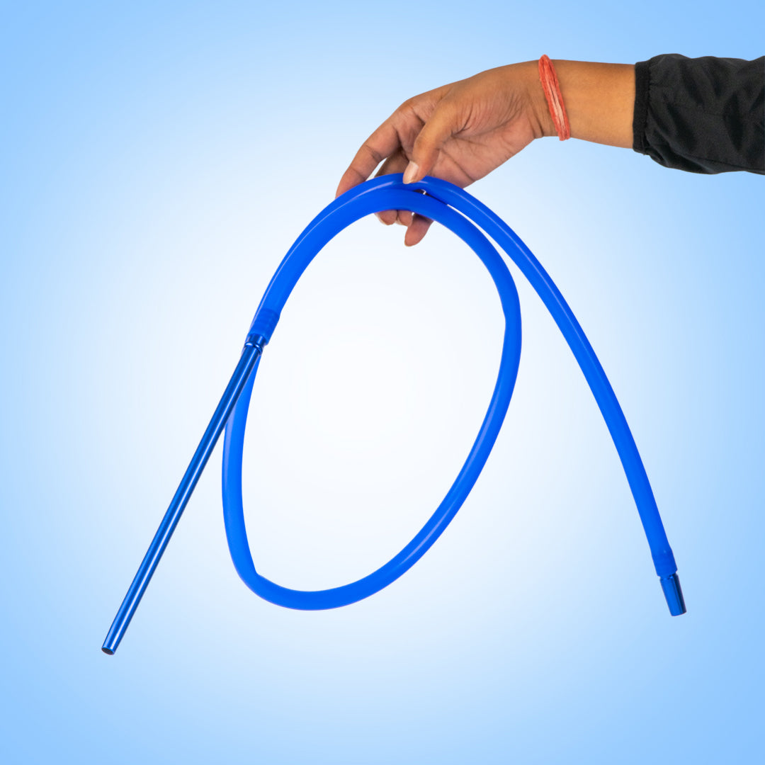 Captain Silicone Hookah Pipe - Blue