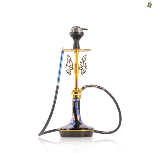 Celestial Hookah with Wings - Blue
