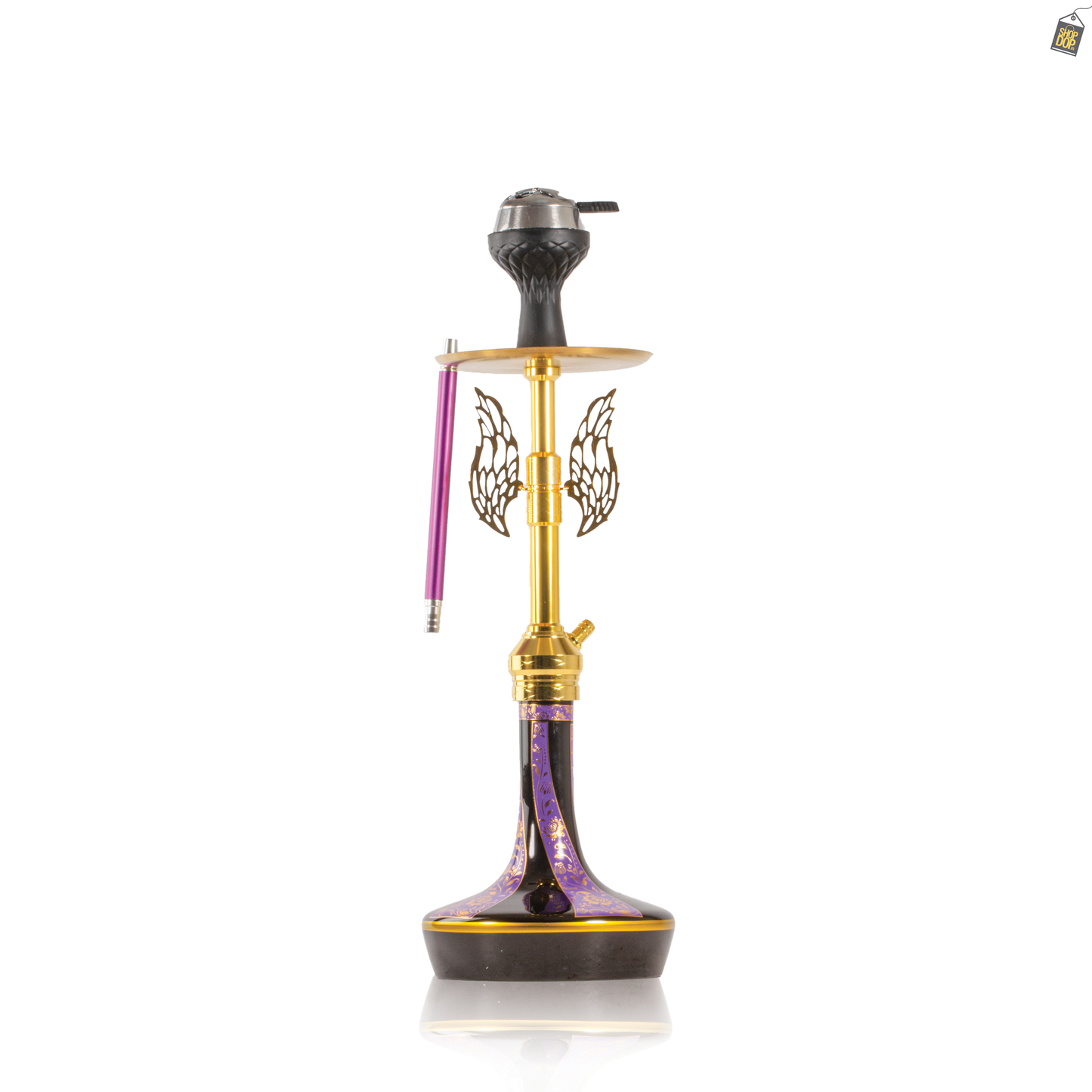 Celestial Hookah with Wings - Purple