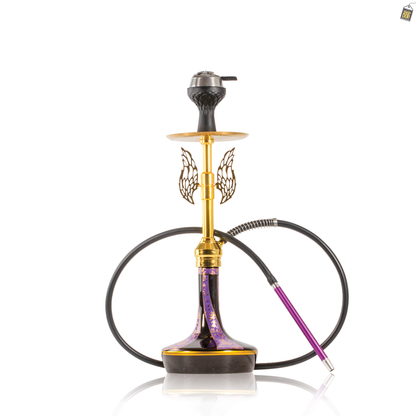 Celestial Hookah with Wings - Purple