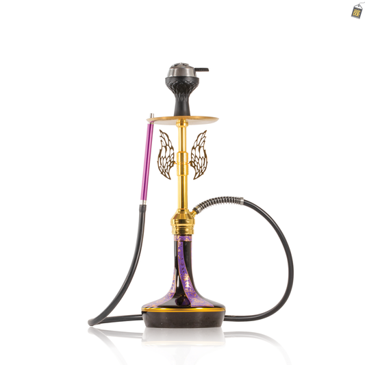 Celestial Hookah with Wings - Purple
