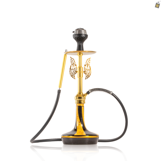 Celestial Hookah with Wings - Gold