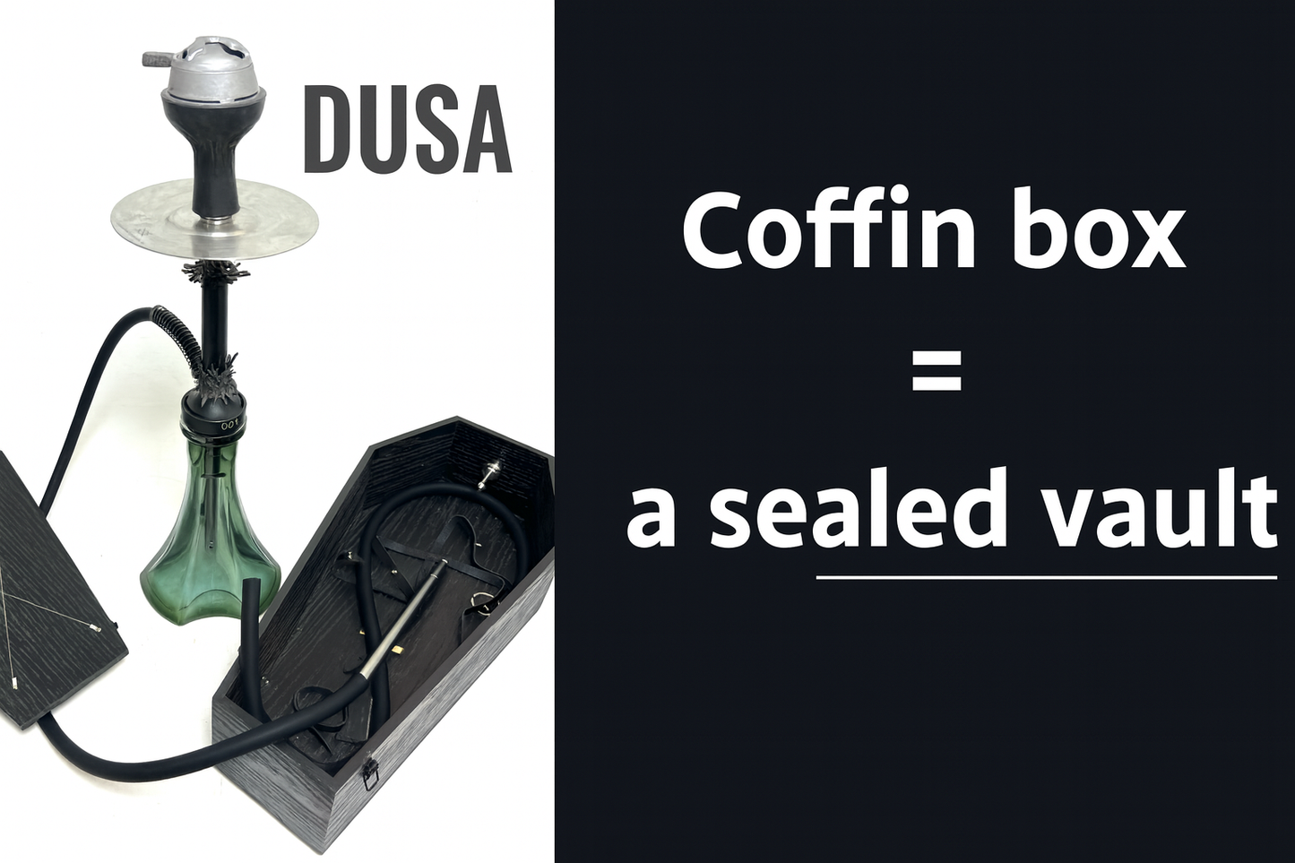 Dusa Hookah with Wooden Box