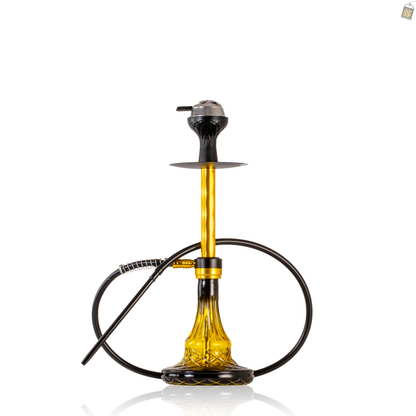 Cloudy Hookah with Bag - Gold
