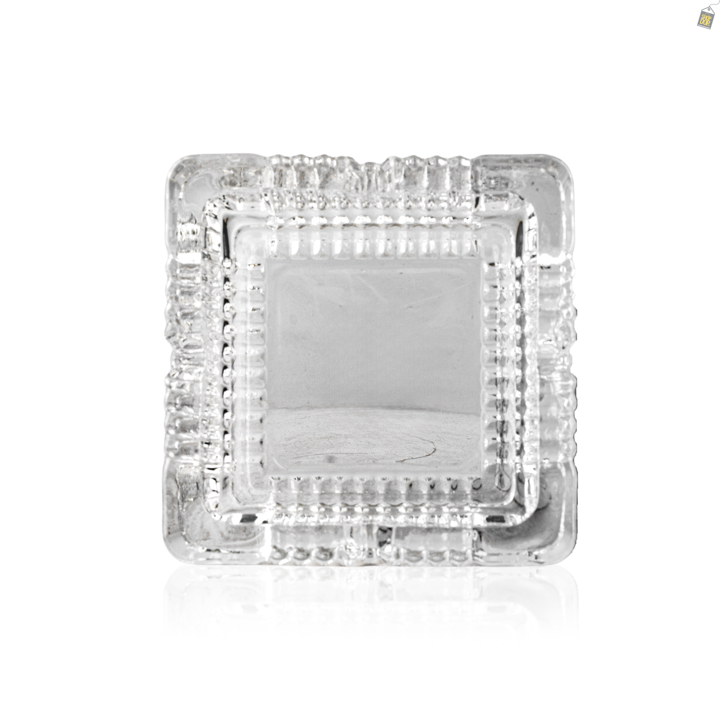 Cluster Small 4 Inch Ashtray - Transparent