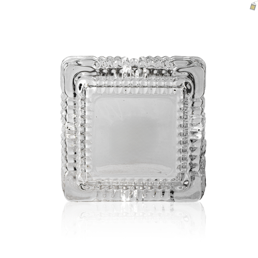 Cluster Small 4 Inch Ashtray - Transparent