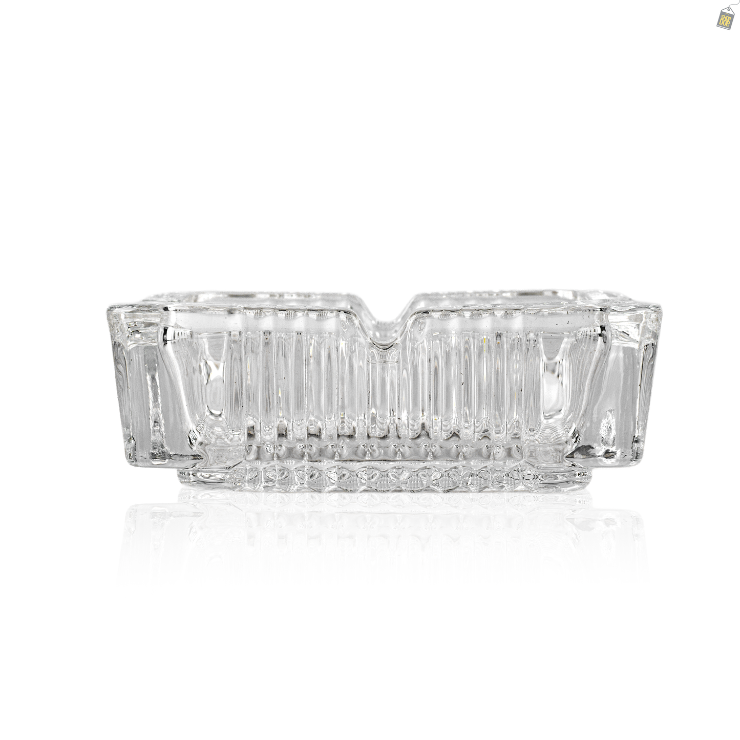 Cluster Small 4 Inch Ashtray - Transparent