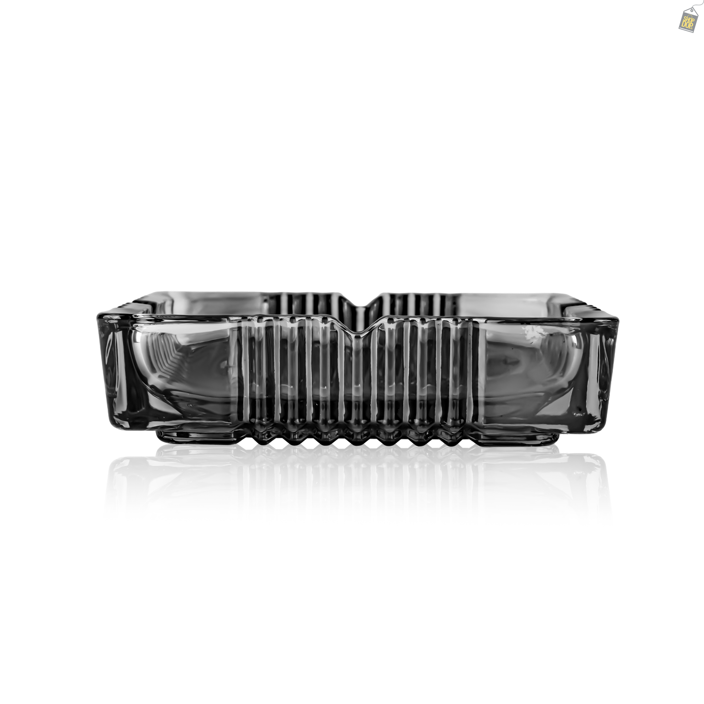 Cluster Long 6 Inch Ashtray - Grey