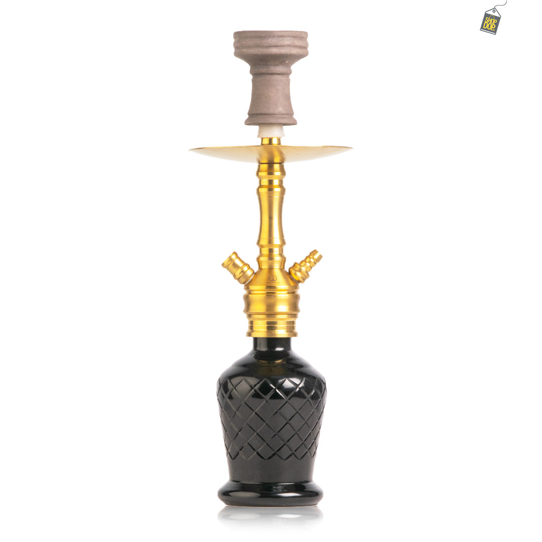 COCOYAYA VIP Amy Hookah - Gold Stem / Black Base