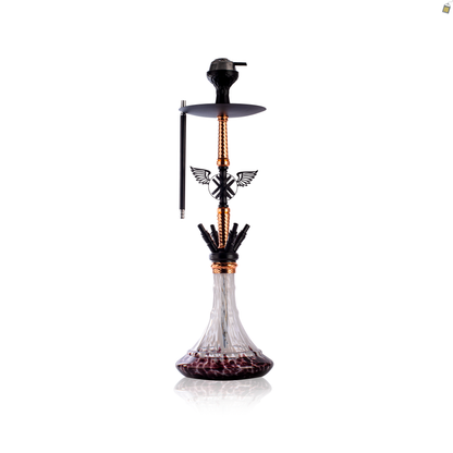 Columbus 4 Pipe Hookah - Rose Gold