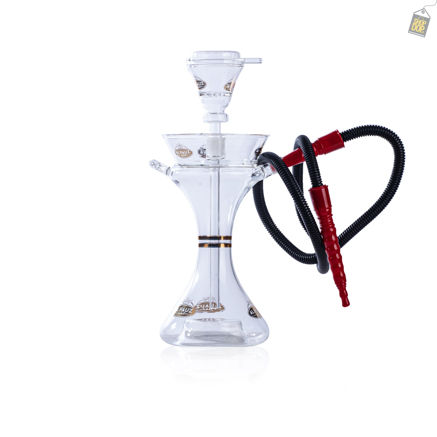 Ariana Glass Hookah with Wooden Case