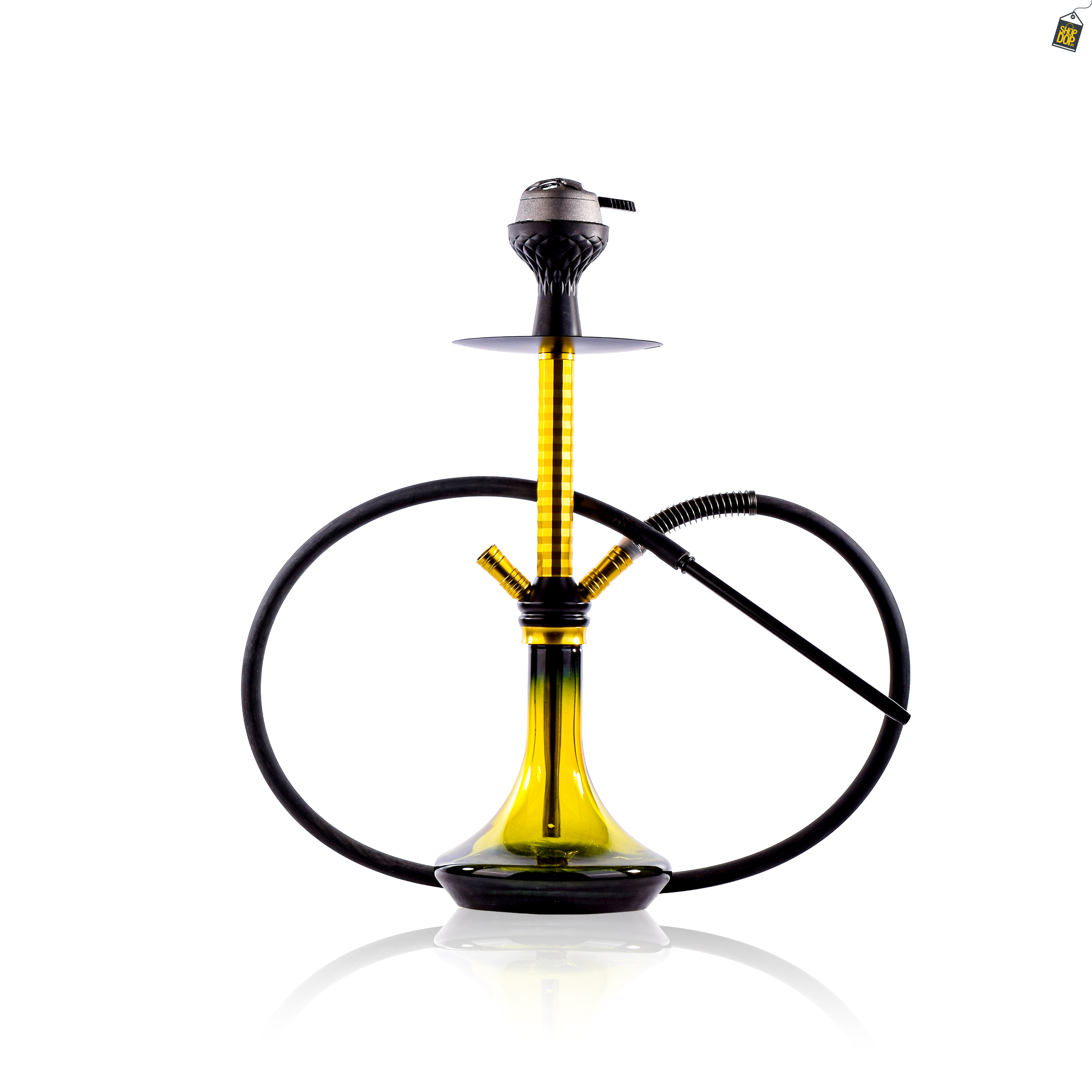 Buy Dual Stray Hookah - Gold – shopdop.in