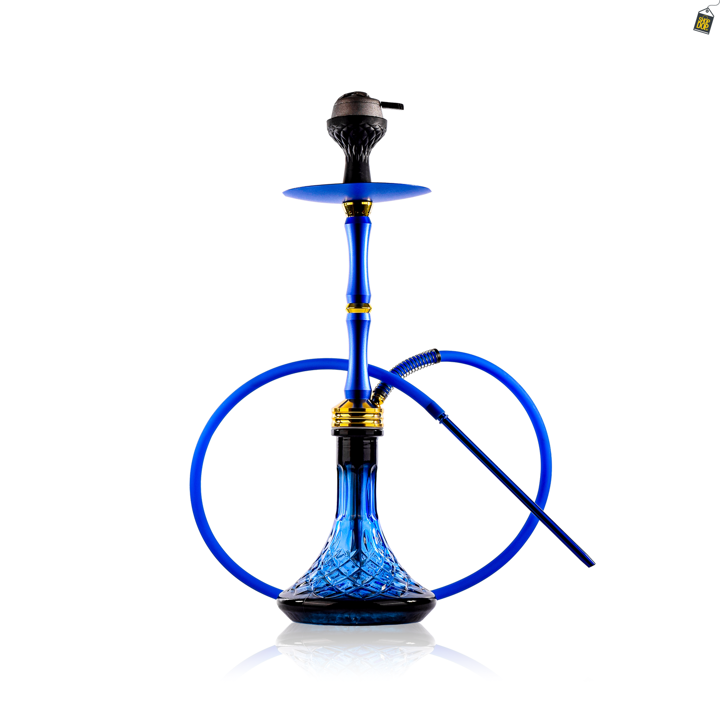 Golden Desert Hookah - Blue