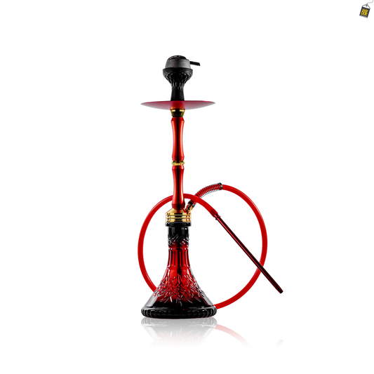 Golden Desert Hookah - Red
