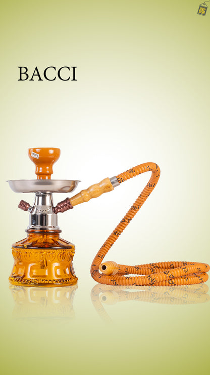 MYA Bacci Hookah - Amber Base / Copper Stem