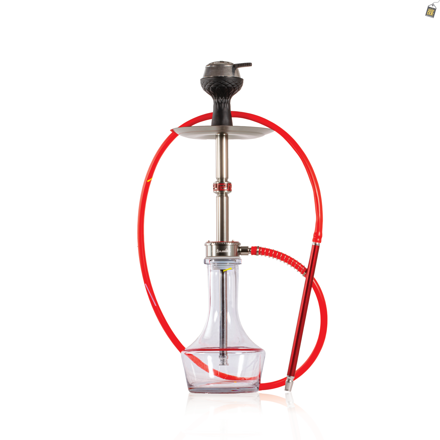 Cosmic Wheel Hookah - Red