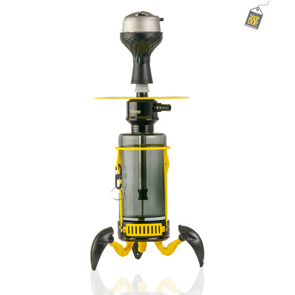 Crab X-Function Hookah with LED Light - Yellow