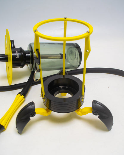 Crab X-Function Hookah with LED Light - Yellow