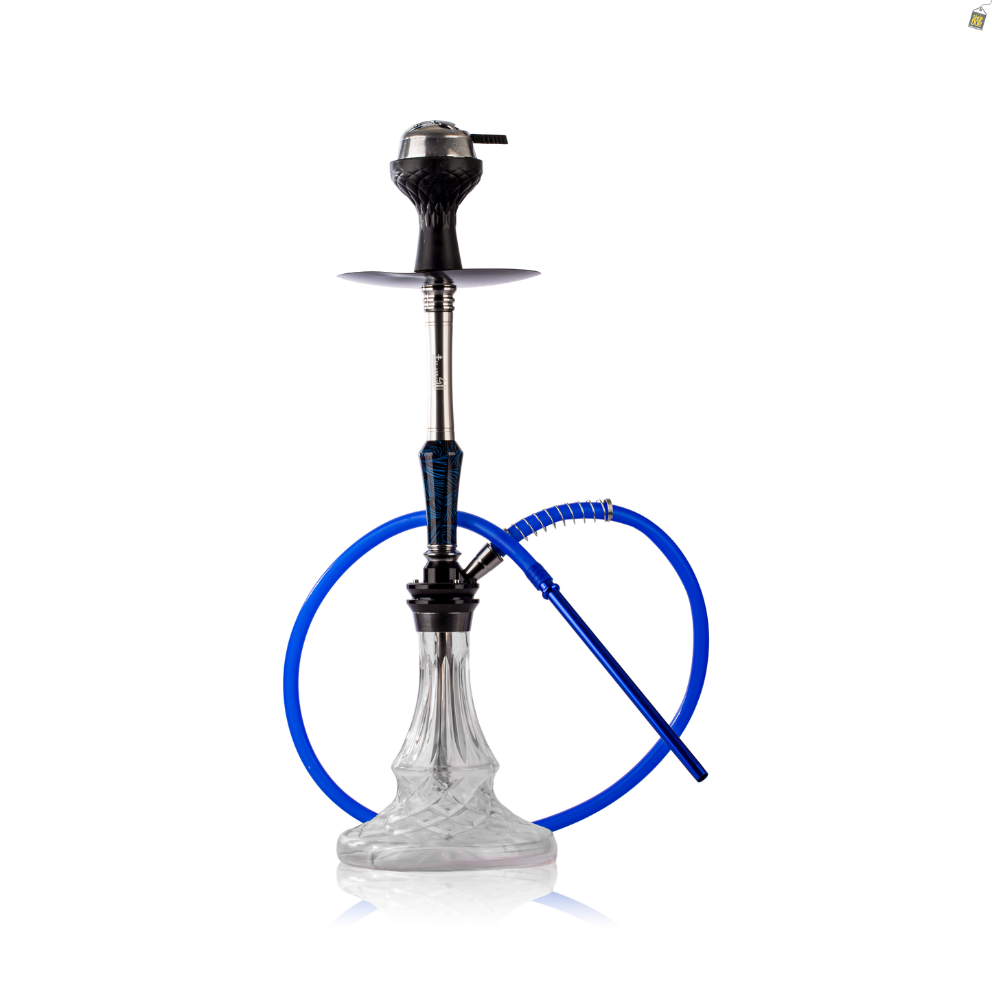 Crimson X Hookah - Light Blue