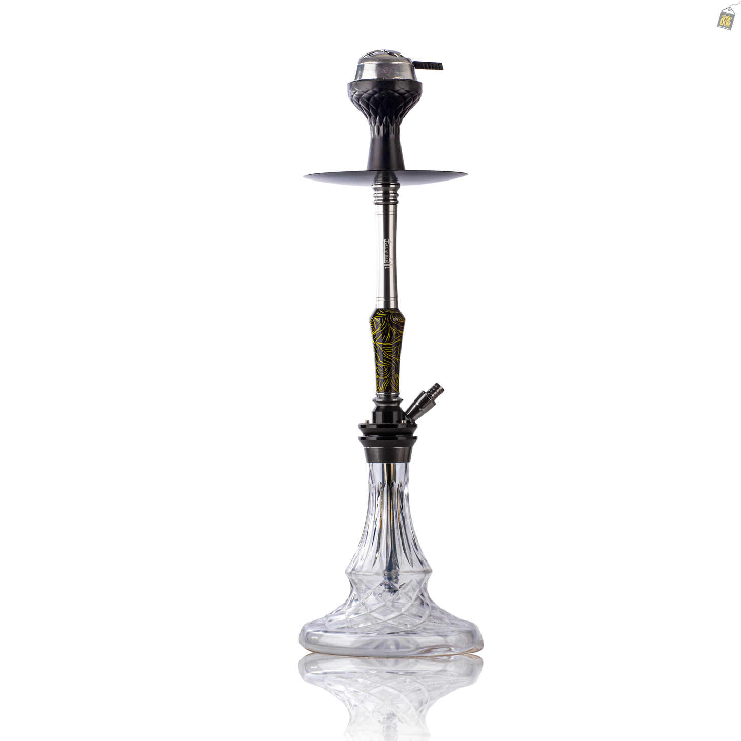 Crimson X Hookah - Black