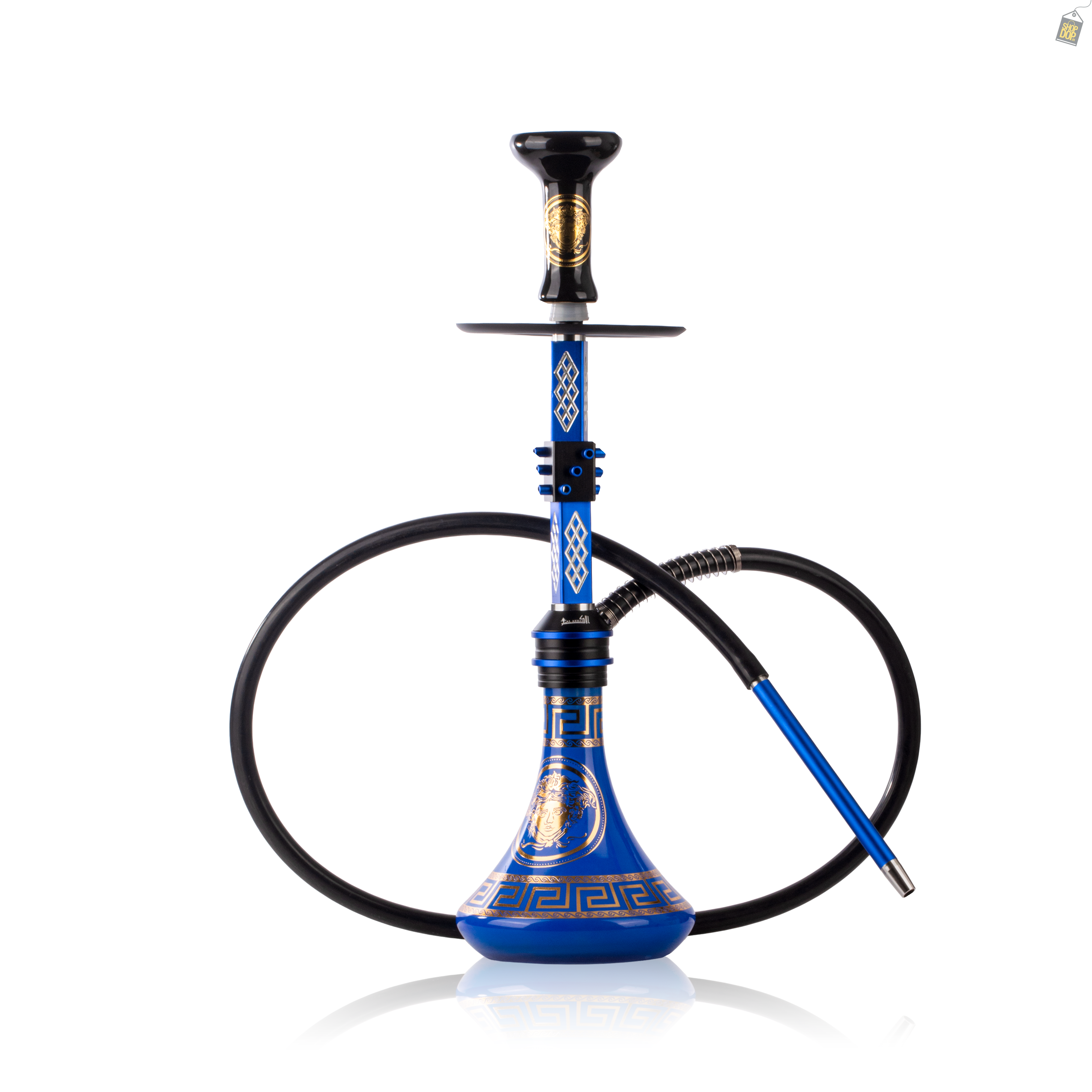 Buy Cubic X Hookah - Blue | Al Akbar Shisha – shopdop.in