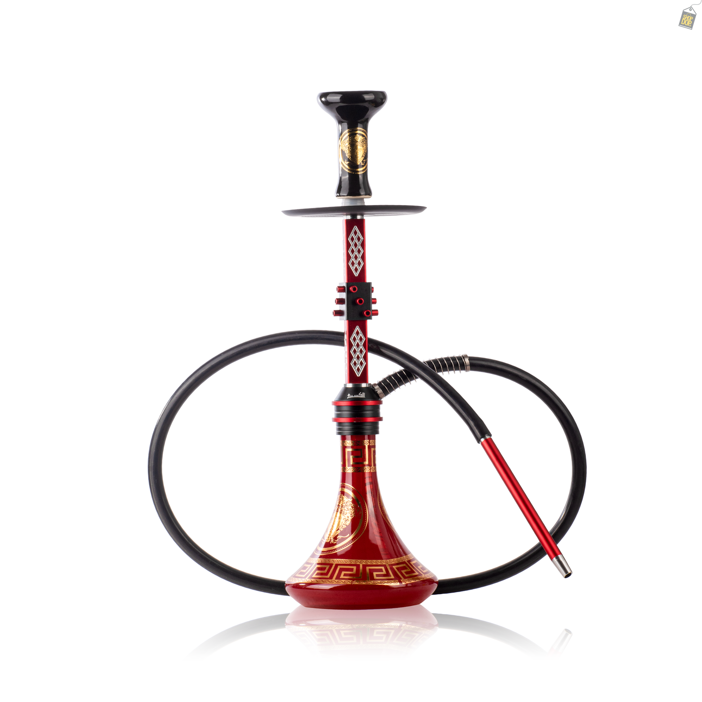 Cubic X Hookah - Red