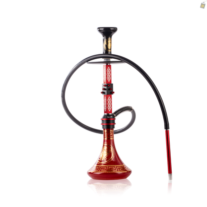 Cubic X Hookah - Red