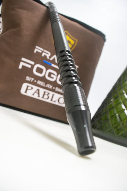 Pablo L2 Hookah with Bag - Green Base / Rainbow Stem