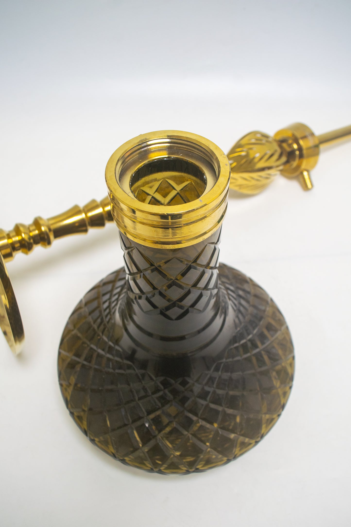 Animal Hookah with 2 Bags - Gold Stem / Black Base