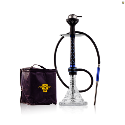 Dark Night Hookah with Bag - Blue