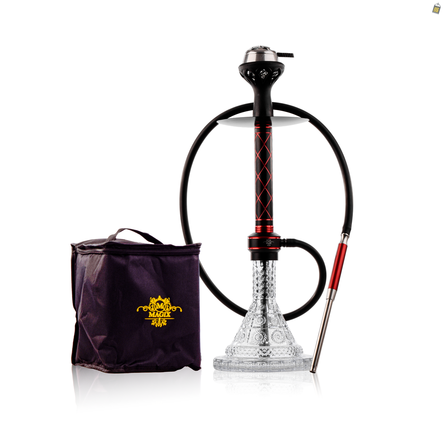 Dark Night Hookah with Bag - Rose Gold